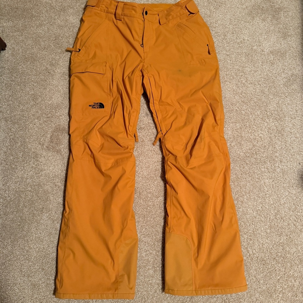 Women's The North Face Freedom Insulated Ski/Snowboard Pants, Citrine Yellow, L